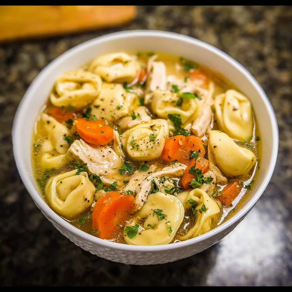 Easy 30-Minute Tortellini Chicken Soup for Busy Weeknights